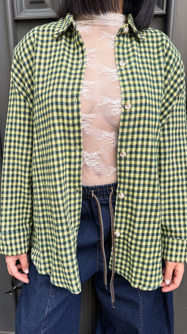 Maglia in pizzo bianca